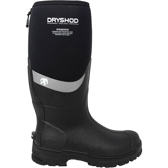 Dryshod Steadyeti Hi Men's Insulated Waterproof Winter Boots - Black Size 10